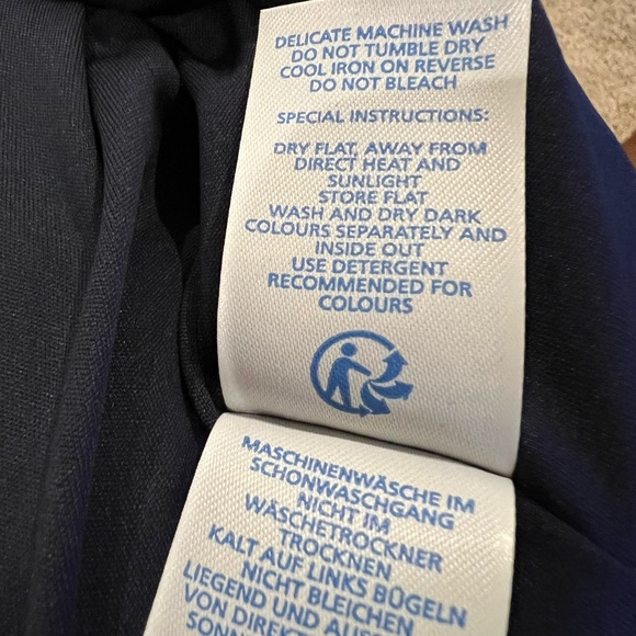 NWOT Boden Black Dress with Flutter Sleeves - Picture 7 of 9